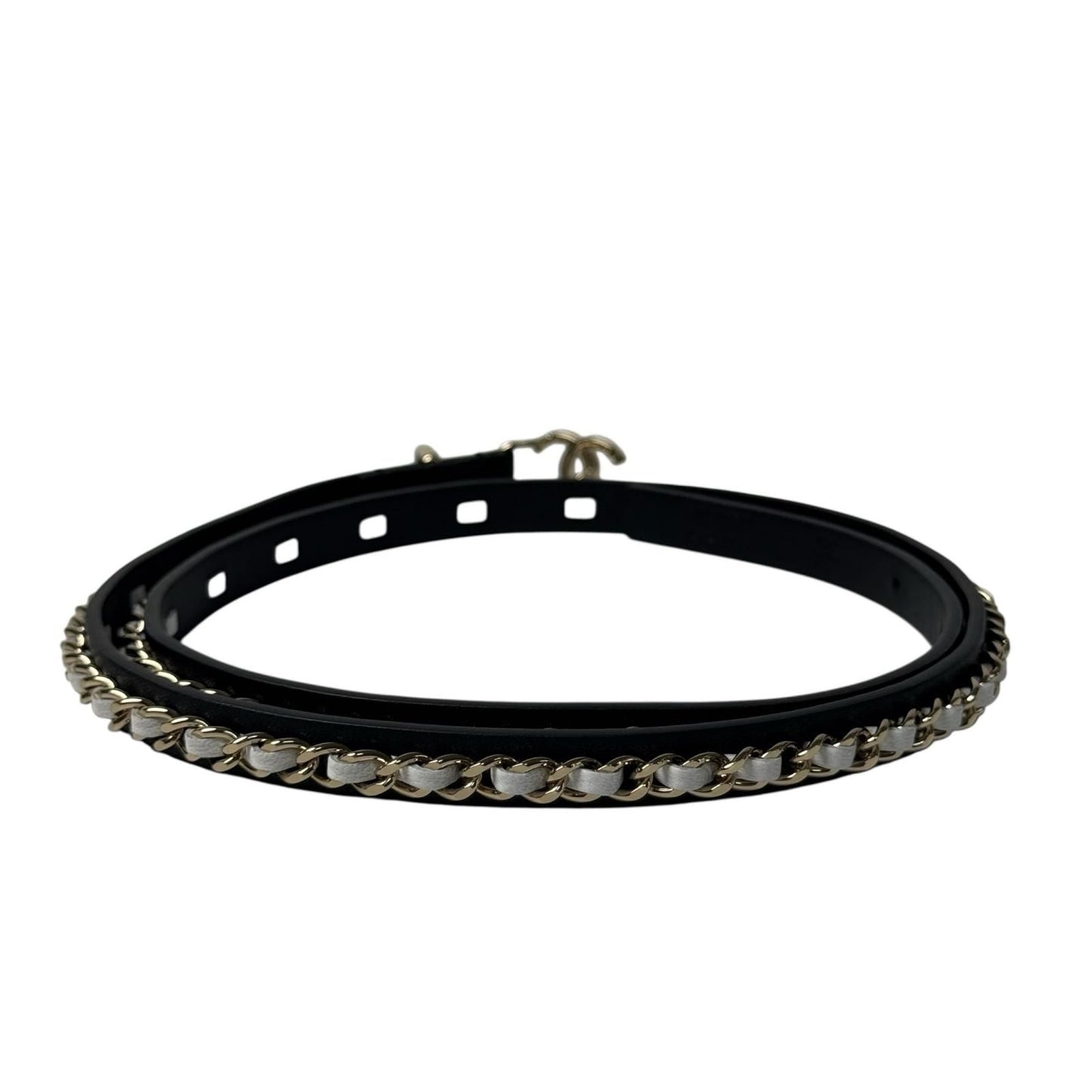 Chanel CC Logo 70 28 Chain Belt Leather
