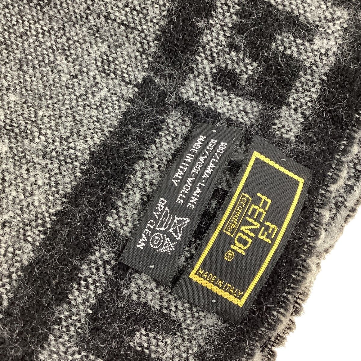 Fendi Scarf Gray Scarves