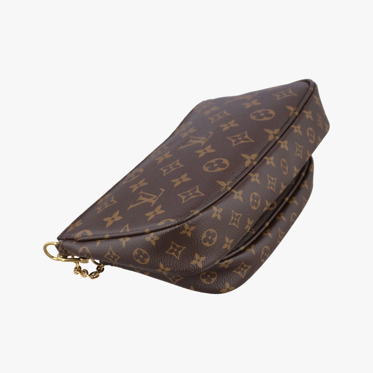 Louis Vuitton Multi Pochette Brown Rose Cles Monogram Canvas Pouch