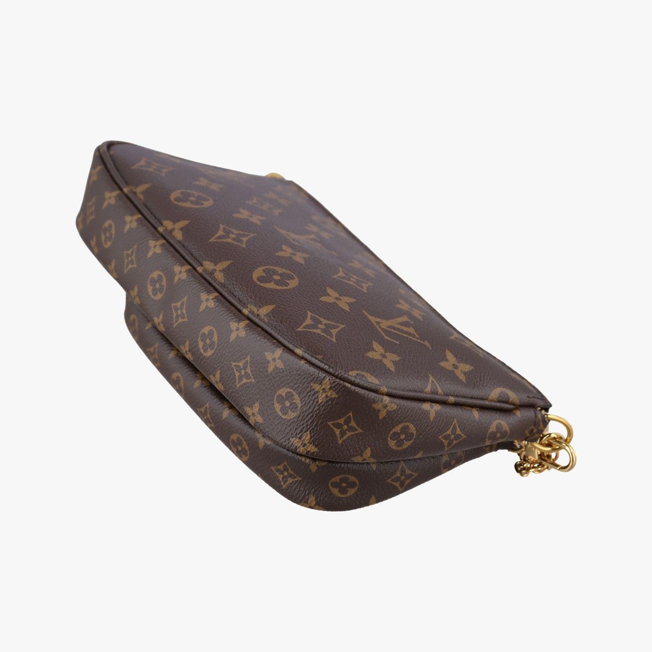 Louis Vuitton Multi Pochette Brown Rose Cles Monogram Canvas Pouch