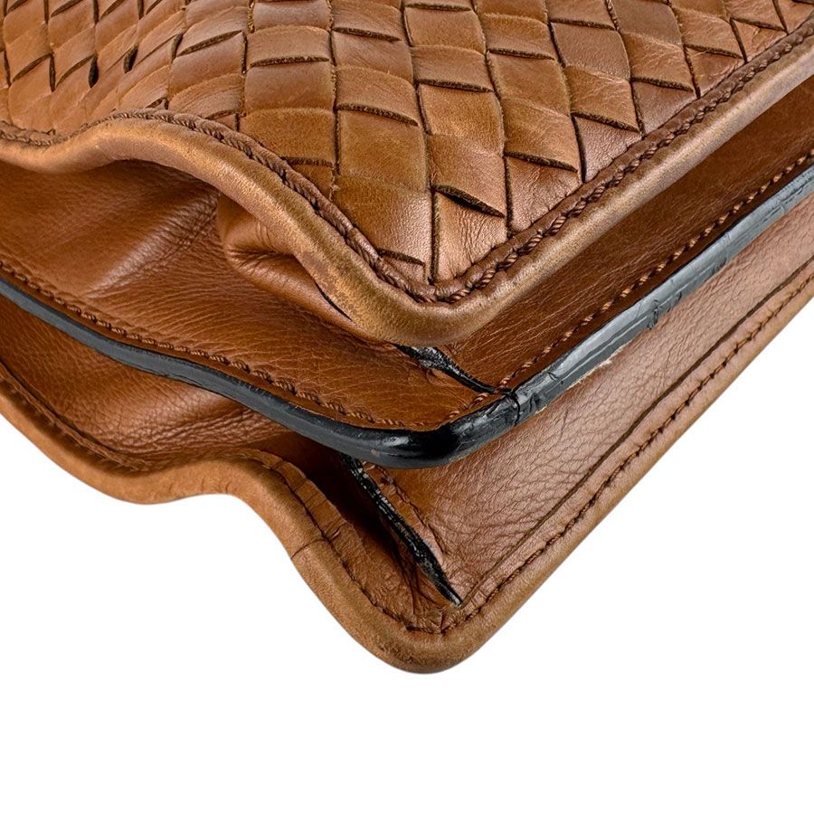 Bottega Veneta Business Shoulder Bag Intrecciato