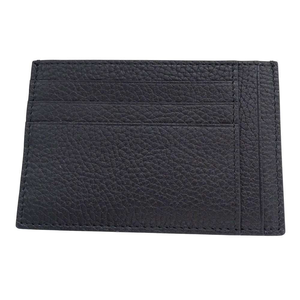 Gucci Card Case Jumbo GG Maxi Leather Black Compact