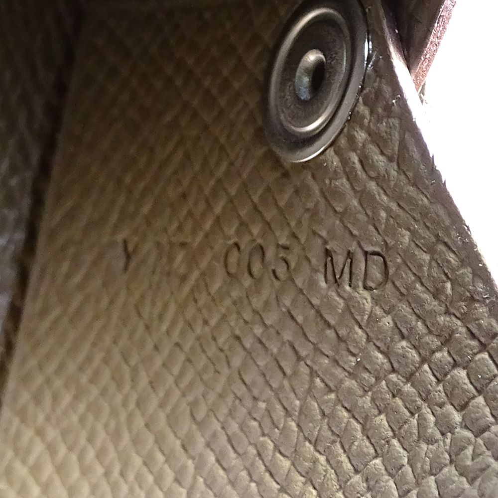 Hermes Card Case Calvi Veau Epsom Top Business Holder Simple