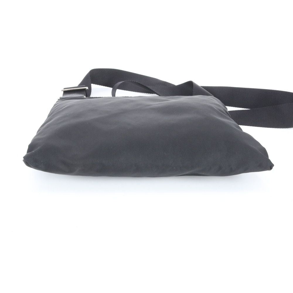 Prada Tessuto Nylon Triangle Logo Leather Shoulder Bag Crossbody Messenger