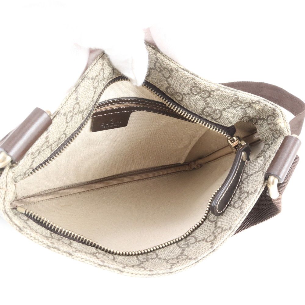 Gucci GG Supreme Leather Shoulder Bag Crossbody Messenger Business