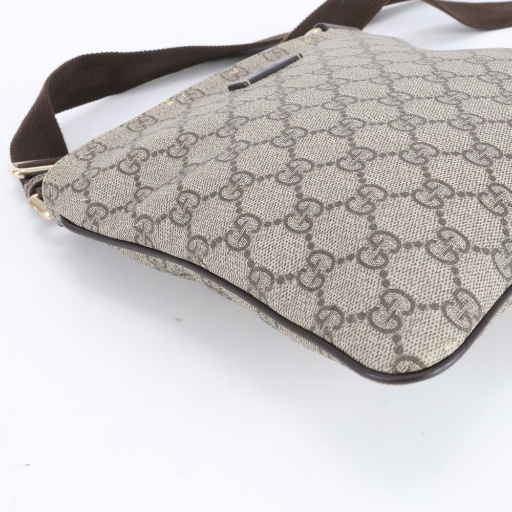 Gucci GG Supreme Leather Shoulder Bag Crossbody Messenger Business