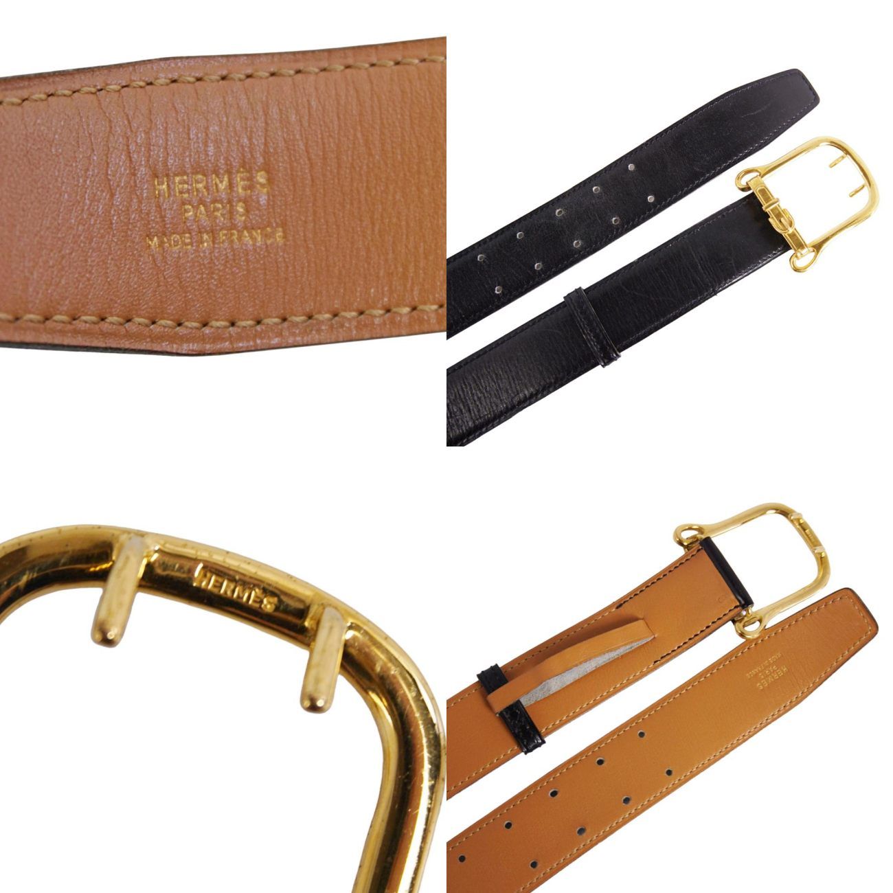 Hermes Vintage Belt Leather Bag