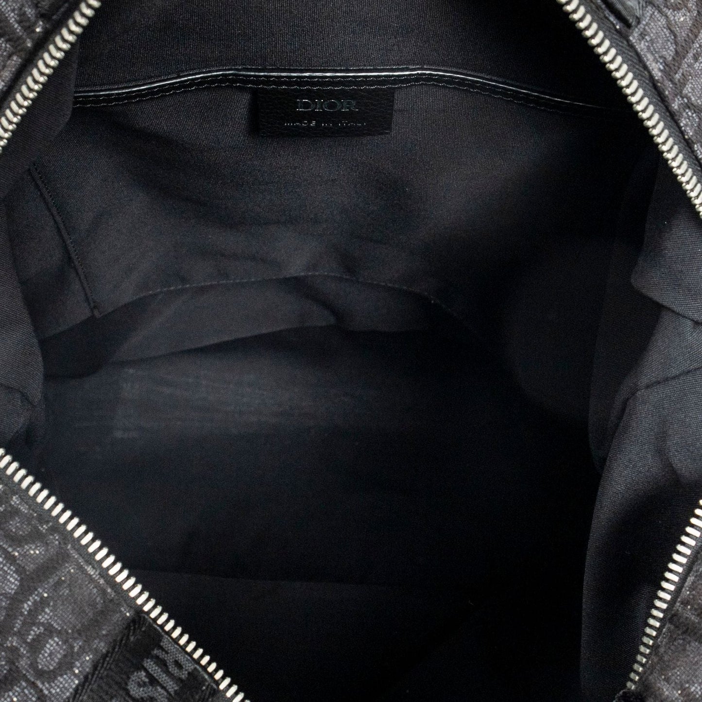 Dior Safari Backpack Black Oblique Peacock Canvas