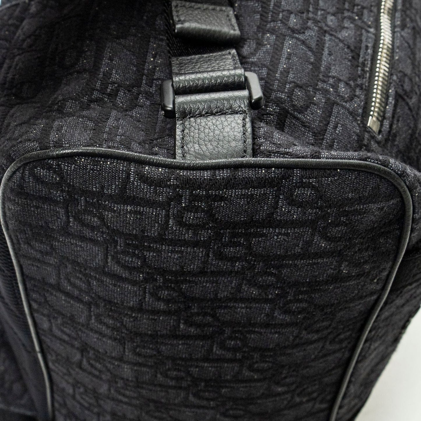 Dior Safari Backpack Black Oblique Peacock Canvas