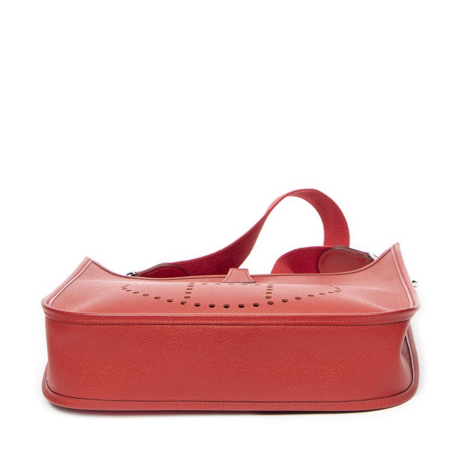 Hermes Evelyne I Rouge Epsom Leather Messenger Bag