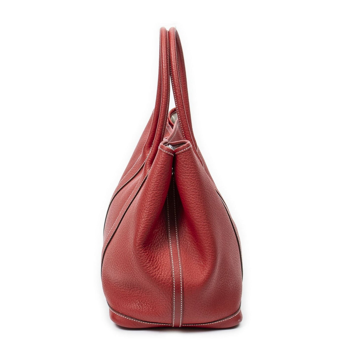 Hermes Garden Party Red Negonda Leather