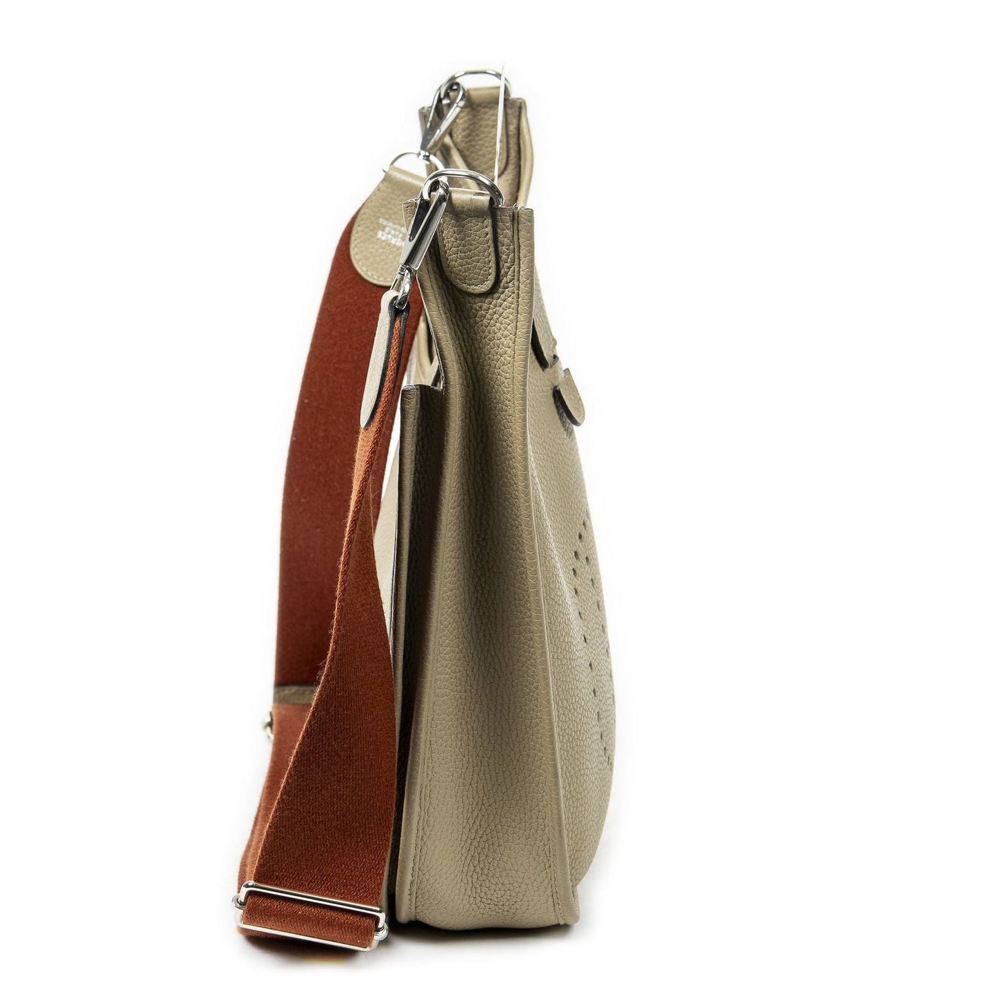 Hermes Evelyne III Clemence Leather Messenger Bag