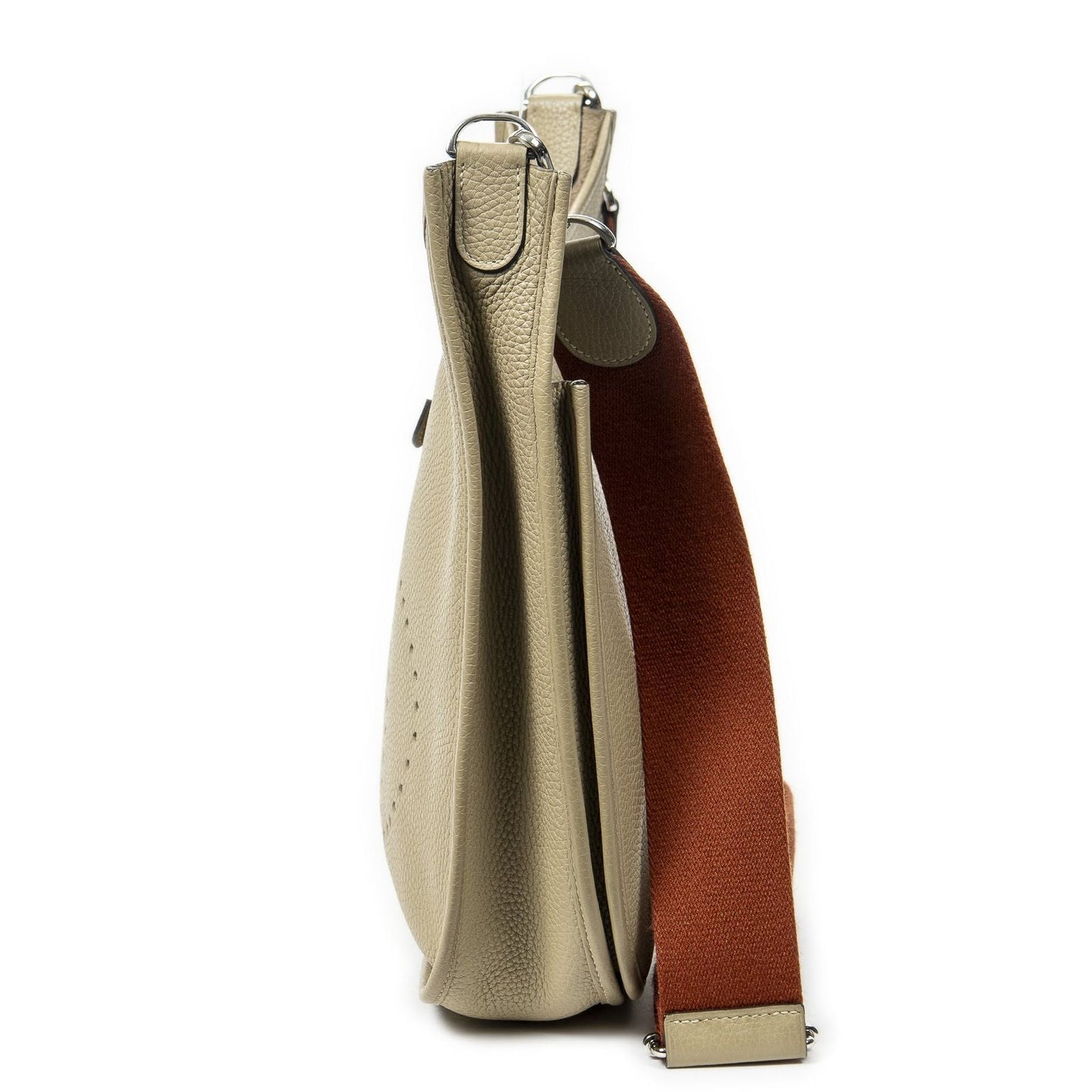 Hermes Evelyne III Clemence Leather Messenger Bag