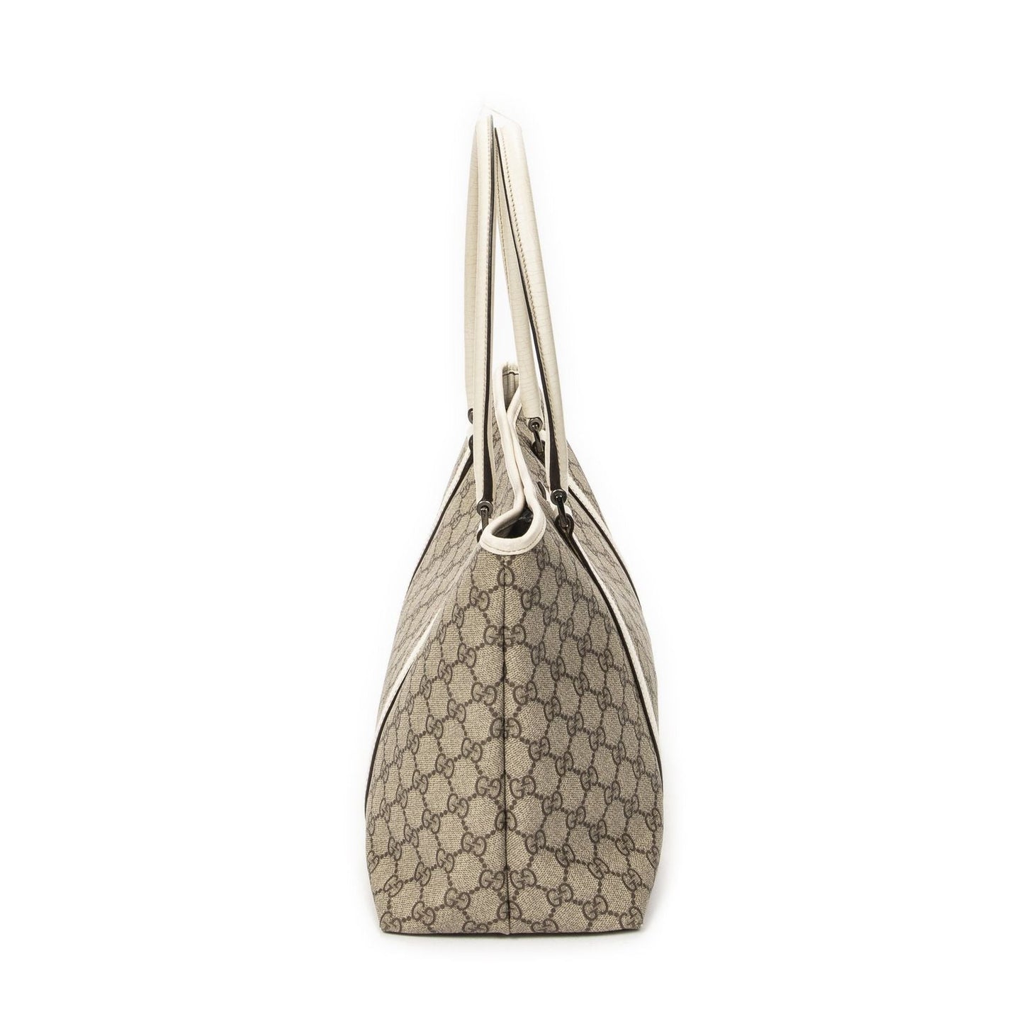 Gucci Joy Tote Beige Ivory Supreme Canvas