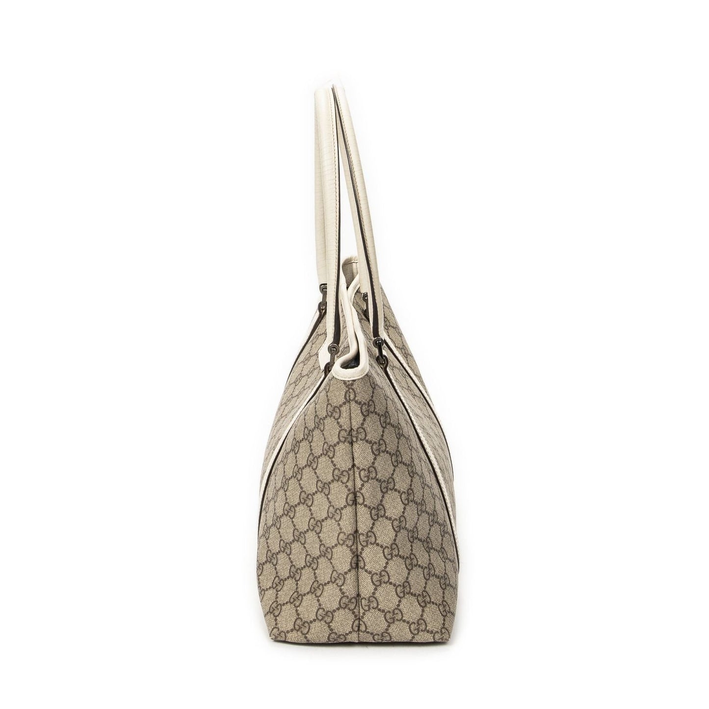 Gucci Joy Tote Beige Ivory Supreme Canvas