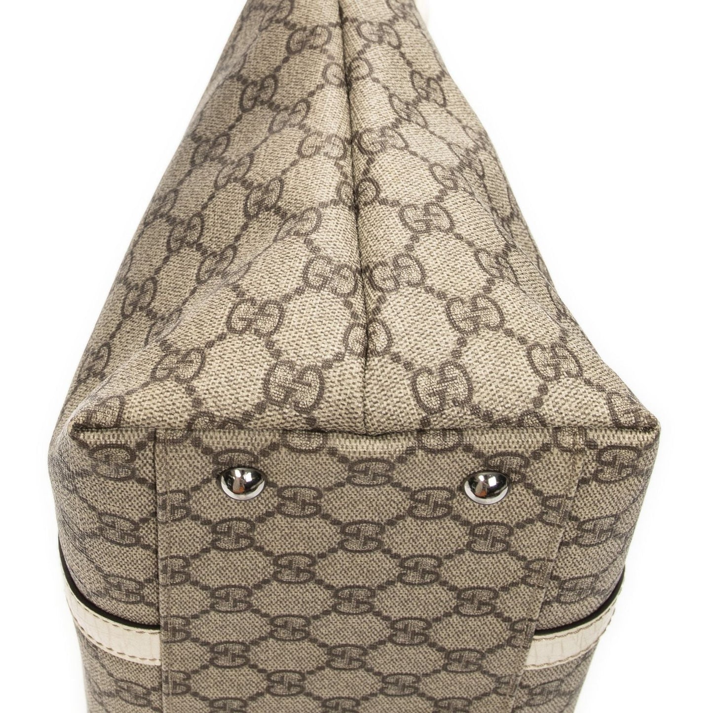 Gucci Joy Tote Beige Ivory Supreme Canvas