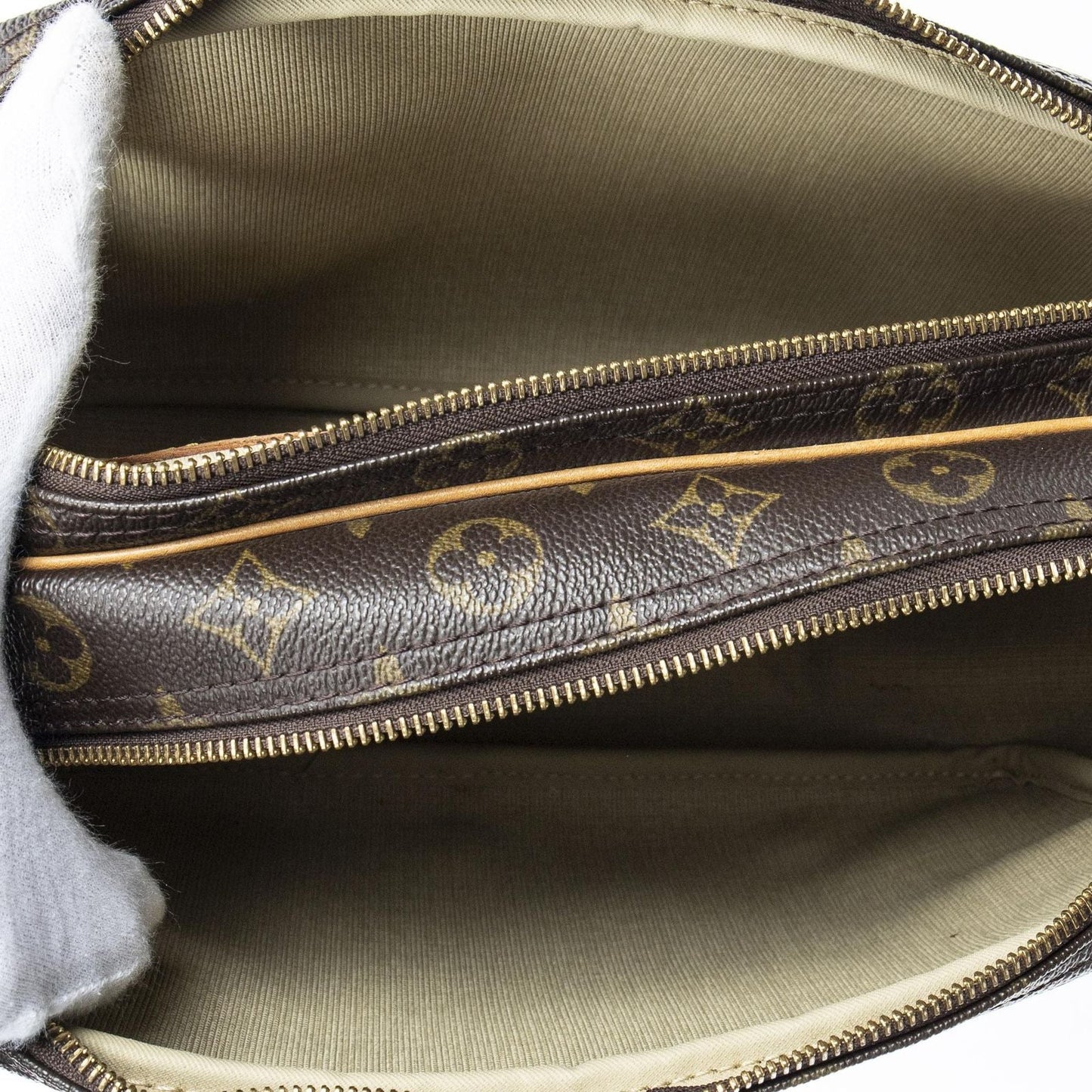 Louis Vuitton Reporter Brown Monogram Canvas Messenger Bag