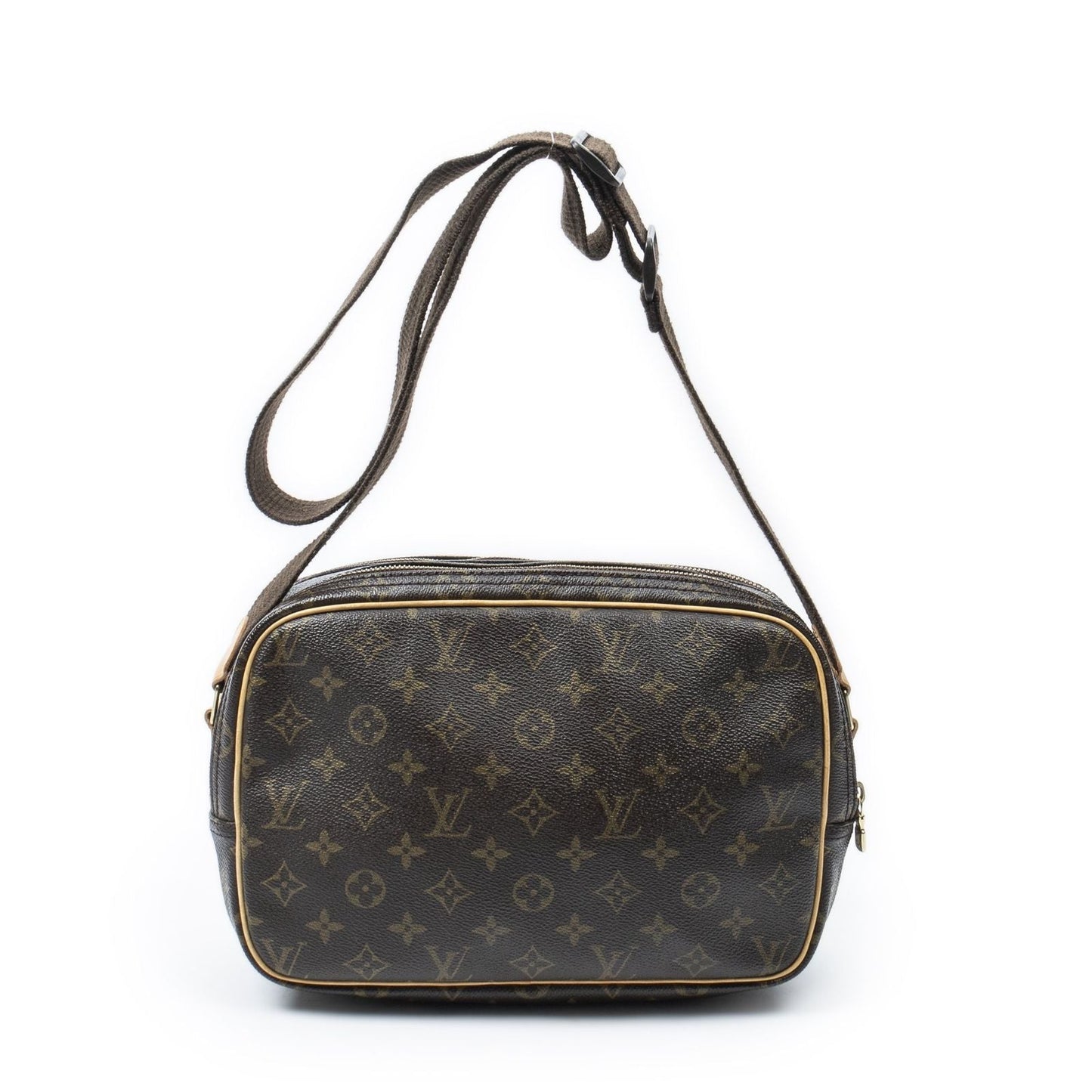 Louis Vuitton Reporter Brown Monogram Canvas Messenger Bag