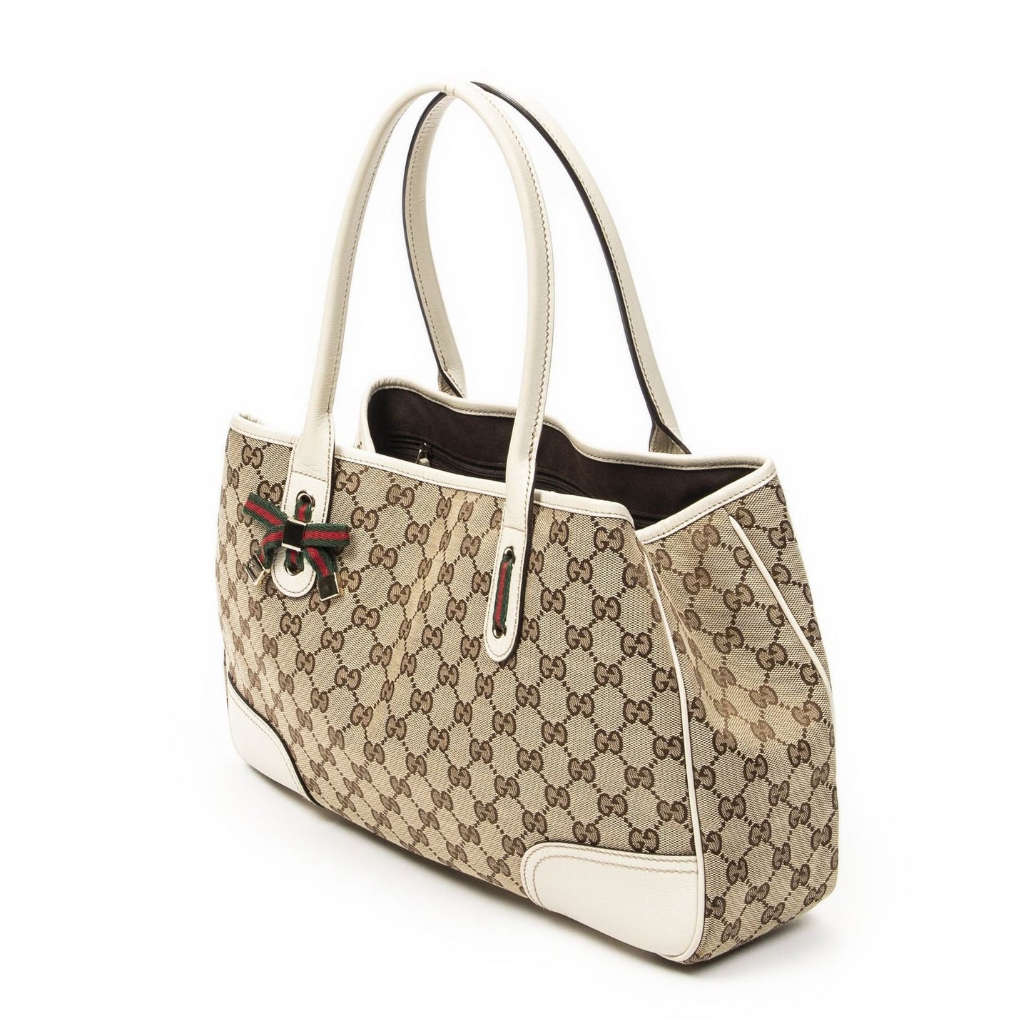 Gucci Princi Tote Beige Ivory GG Canvas