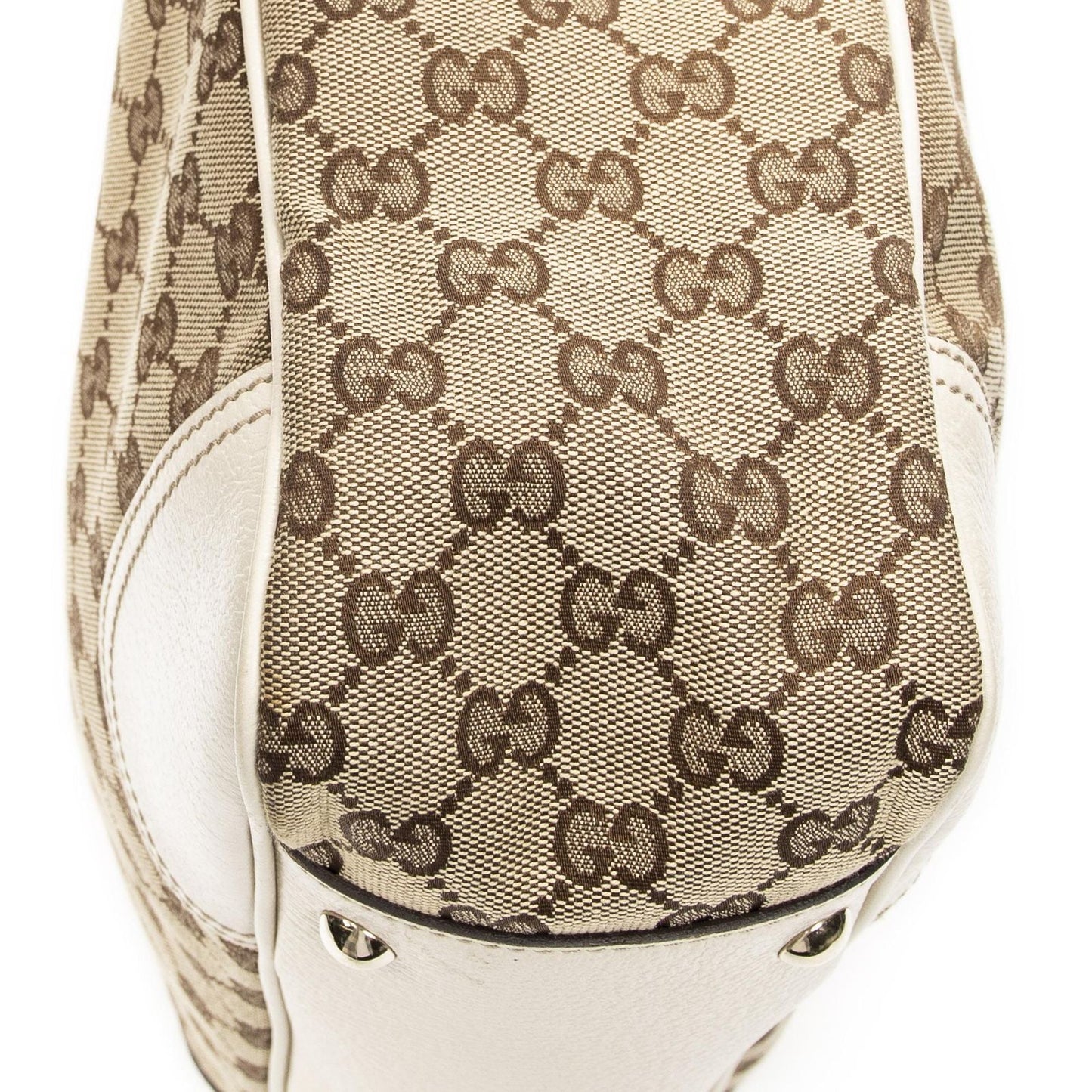 Gucci Princi Tote Beige Ivory GG Canvas