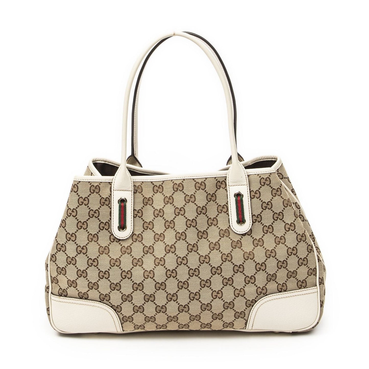 Gucci Princi Tote Beige Ivory GG Canvas