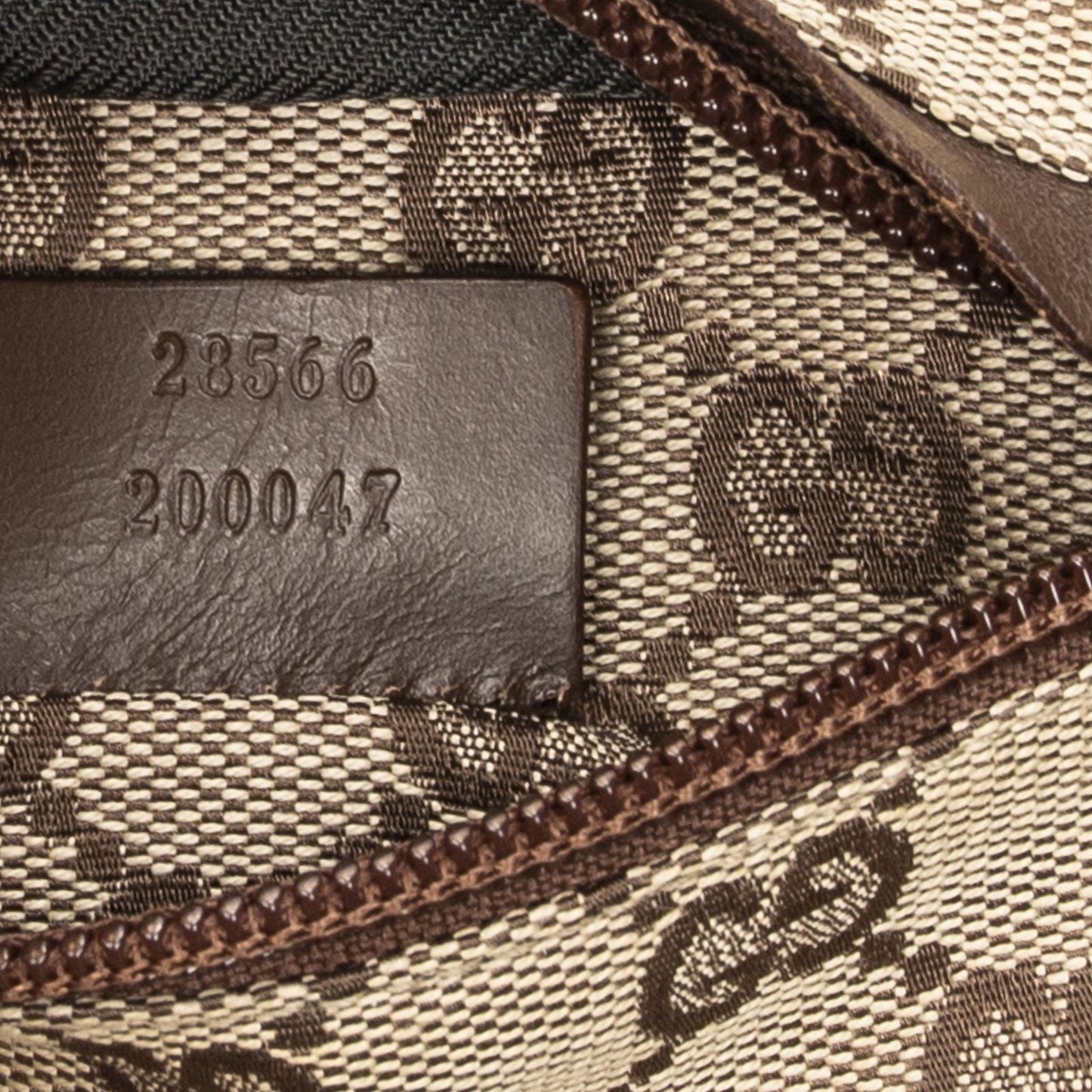 Gucci Waist Pouch Beige Brown GG Canvas