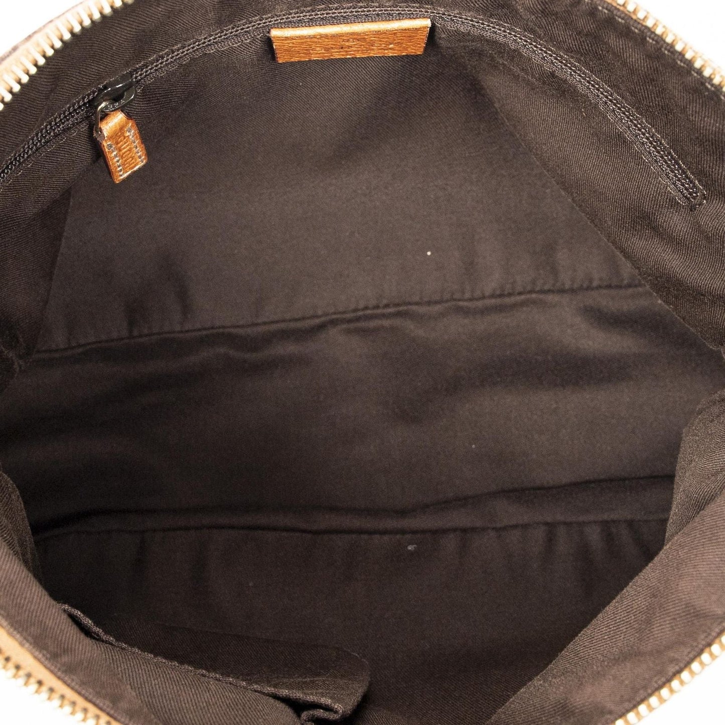 Gucci Small Abbey Top Handle Orange Beige GG Canvas