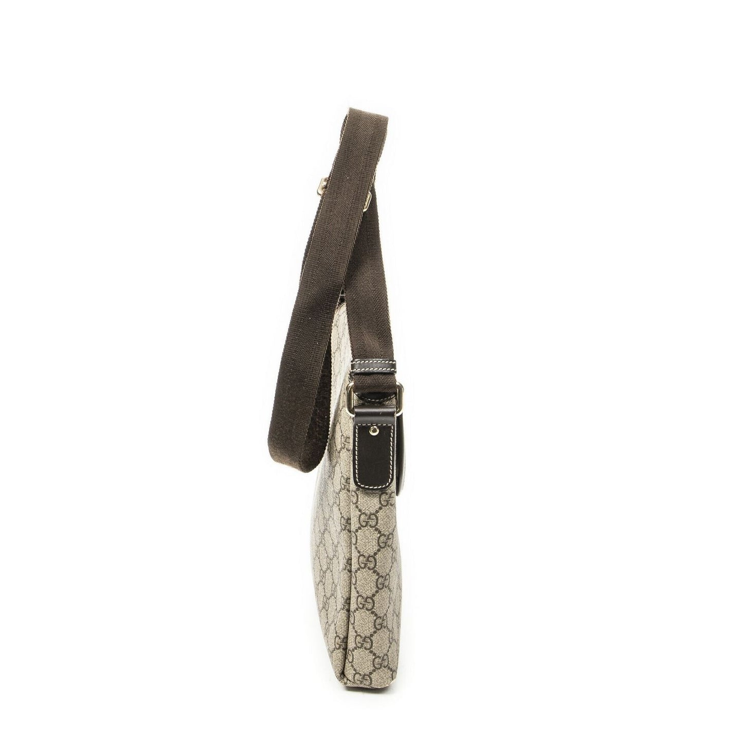 Gucci Small Messenger Beige Brown Supreme Canvas