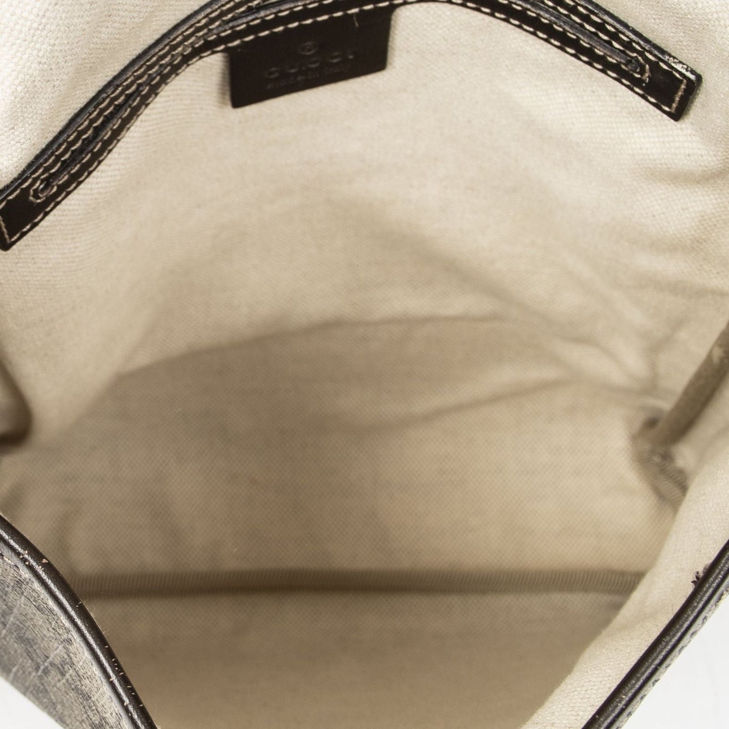 Gucci Small Messenger Beige Brown Supreme Canvas