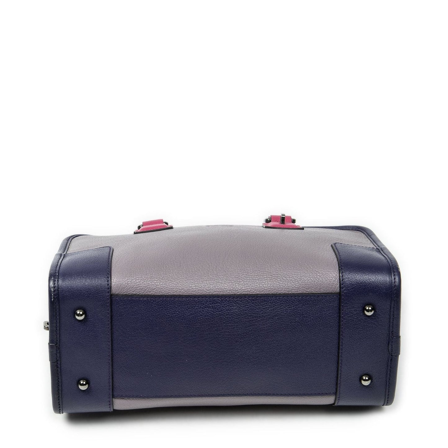 Loewe Tricolor Amazona Lilac Purple Pink Gray Calfskin Leather