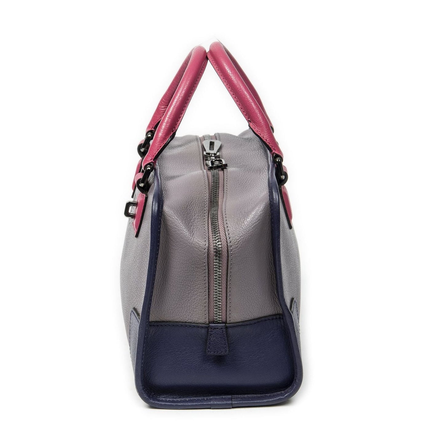 Loewe Tricolor Amazona Lilac Purple Pink Gray Calfskin Leather