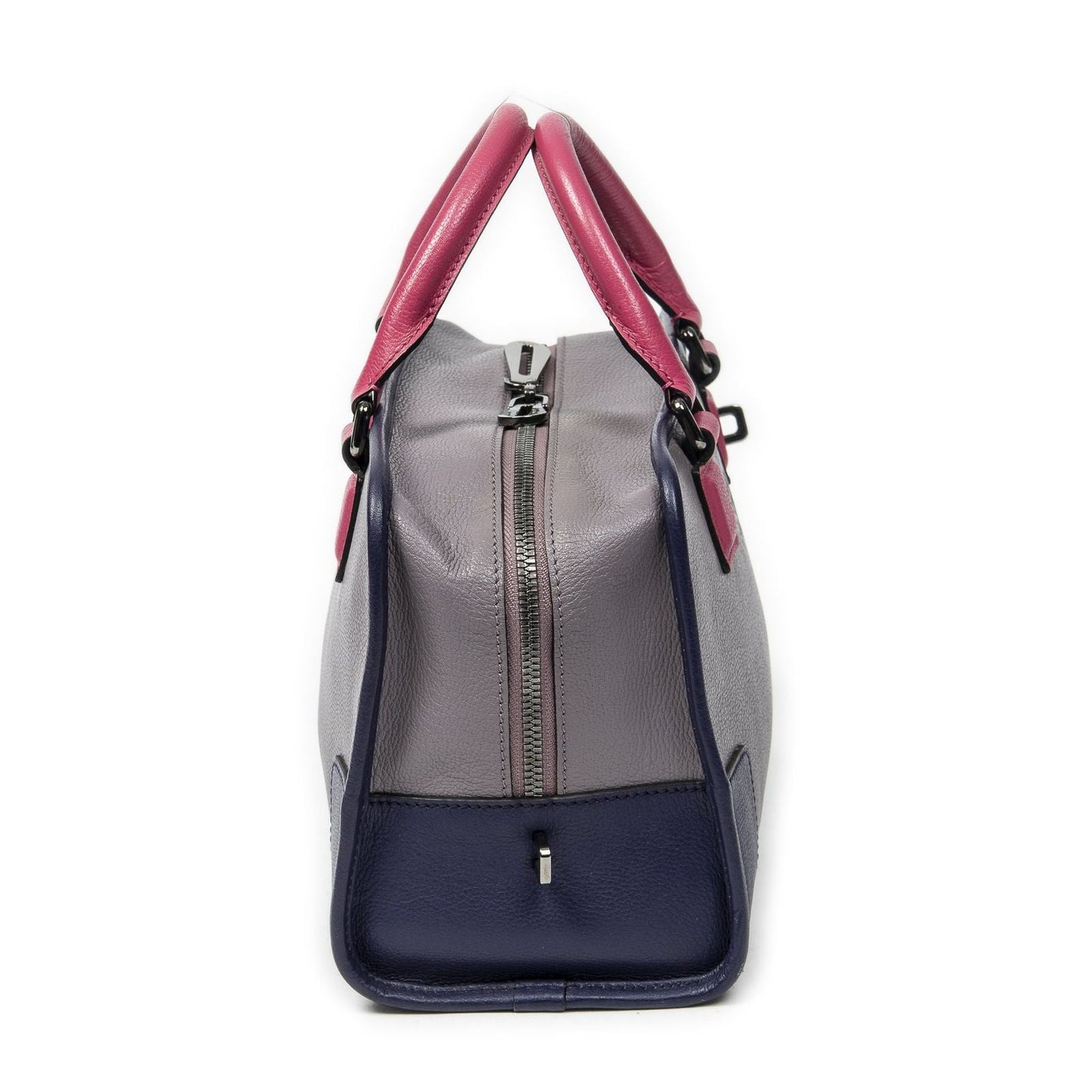 Loewe Tricolor Amazona Lilac Purple Pink Gray Calfskin Leather