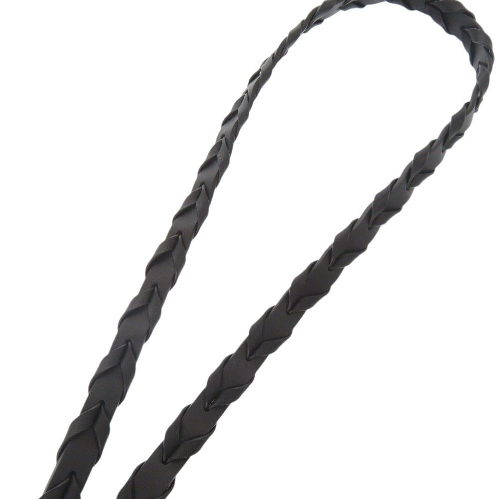 Loewe Braided Leather Black Shoulder Strap