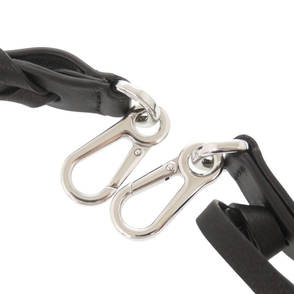Loewe Braided Leather Black Shoulder Strap