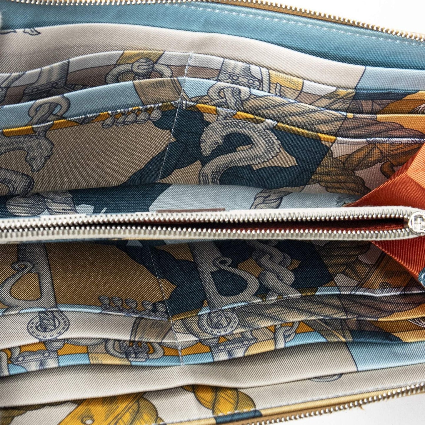 Hermes Azap Silk Wallet Tan Epsom