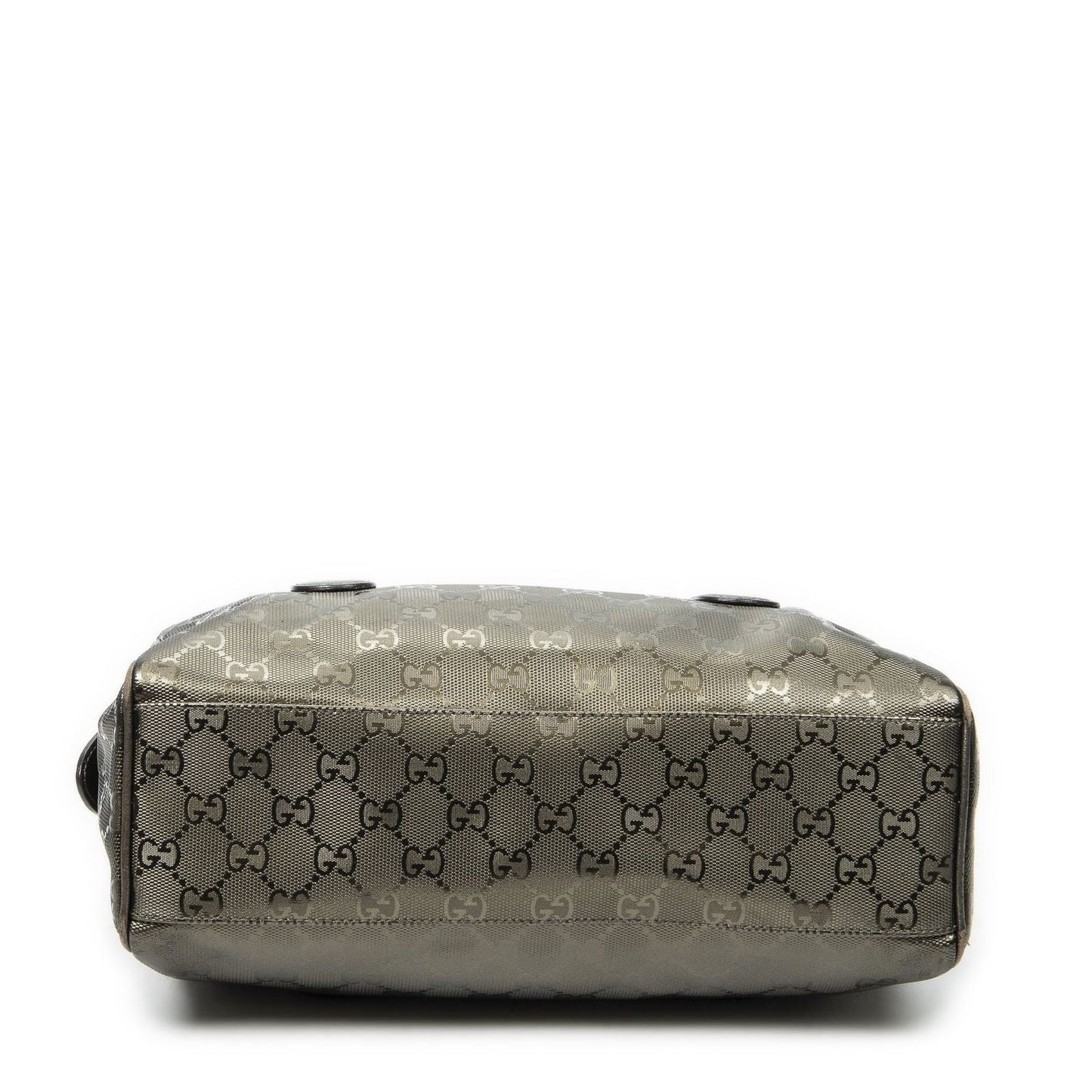 Gucci Small Shoulder Bag Metallic Blanc Zuguccissima Imprint Canvas