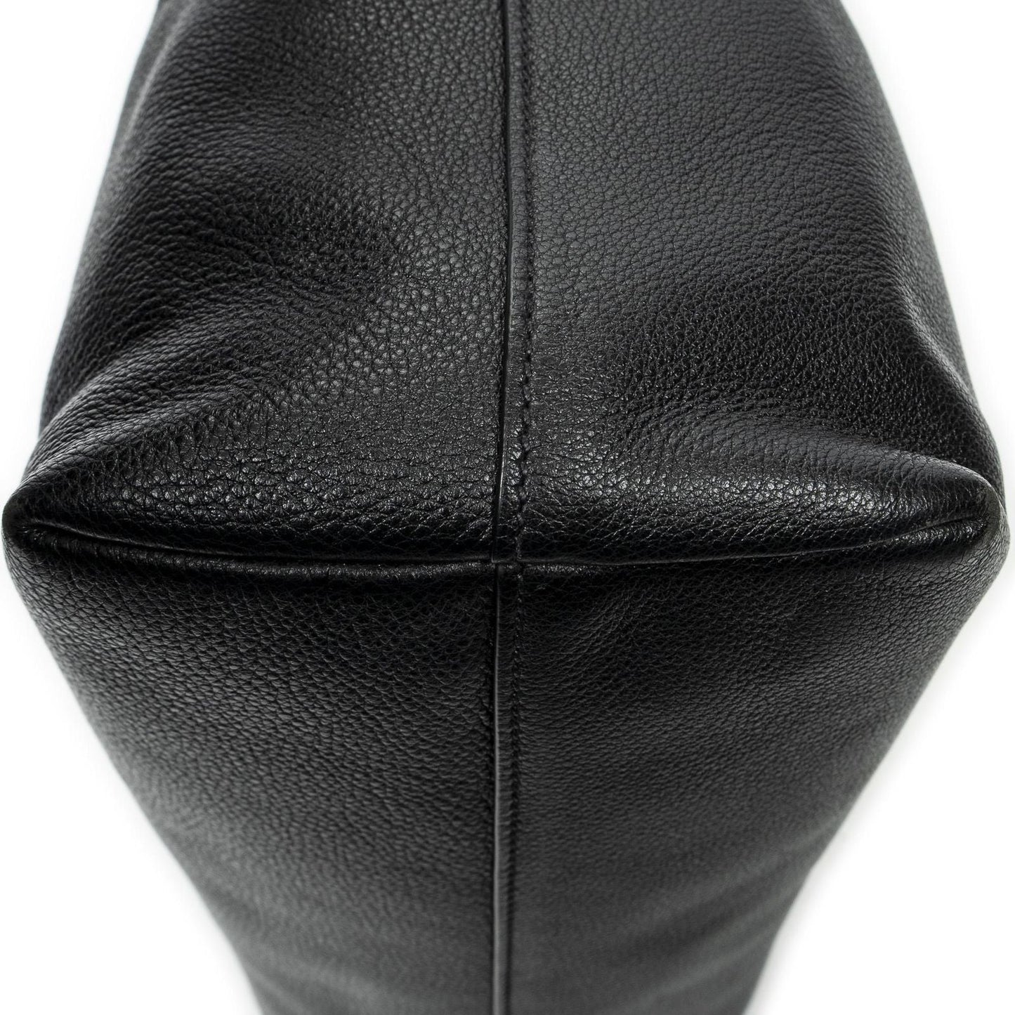 Prada 2-Way Tote Black Vitello Dyno