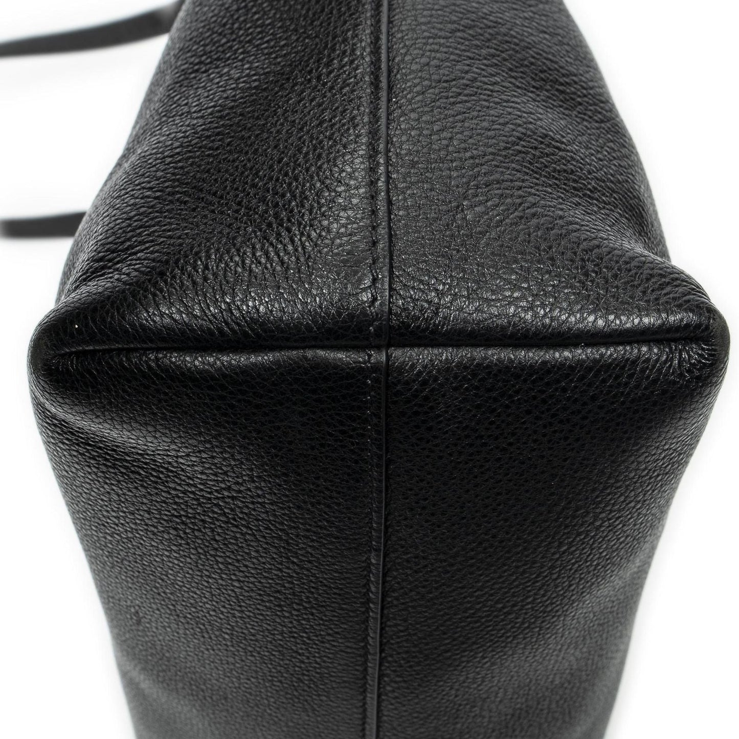 Prada 2-Way Tote Black Vitello Dyno