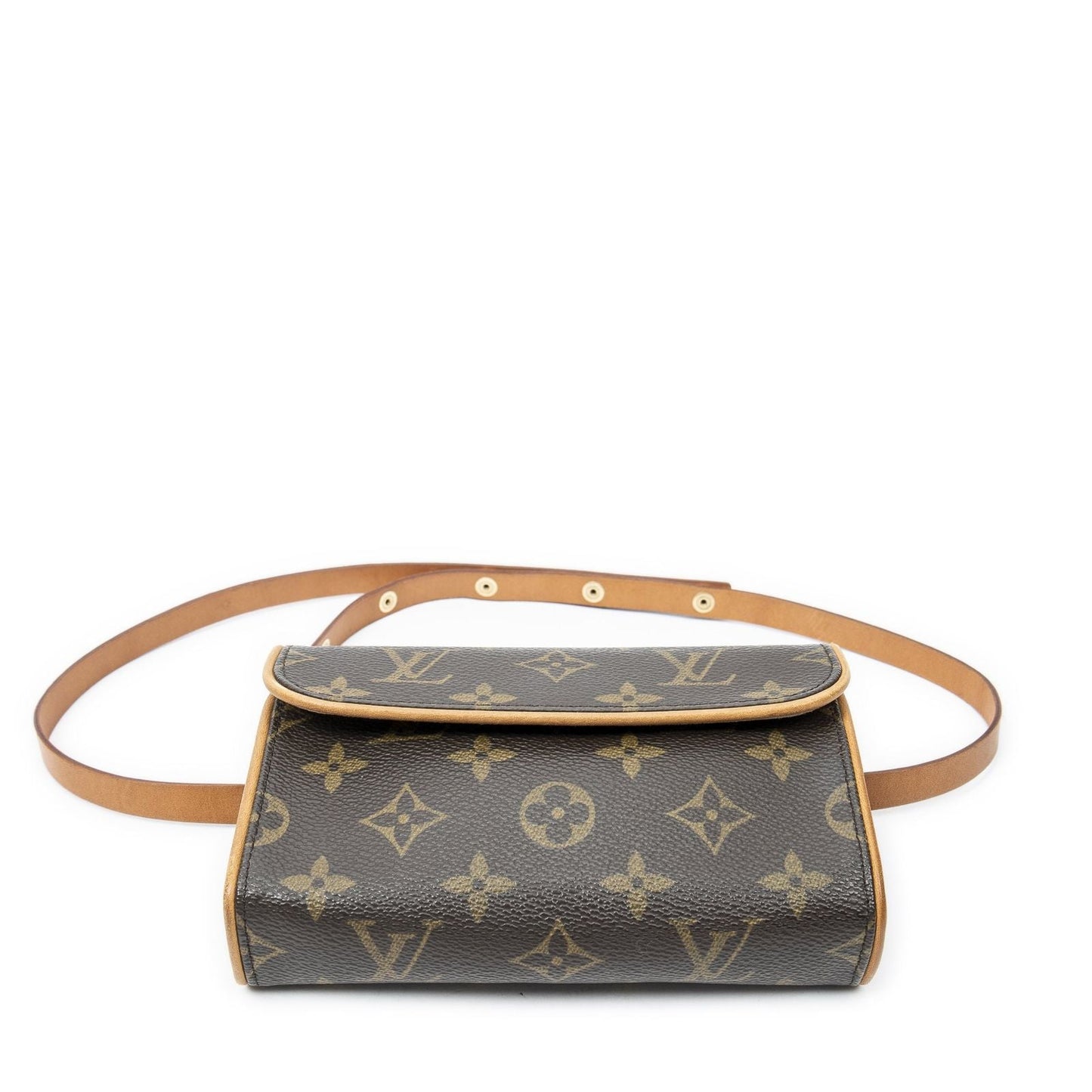 Louis Vuitton Pochette Florentine Brown Monogram Canvas Handbag