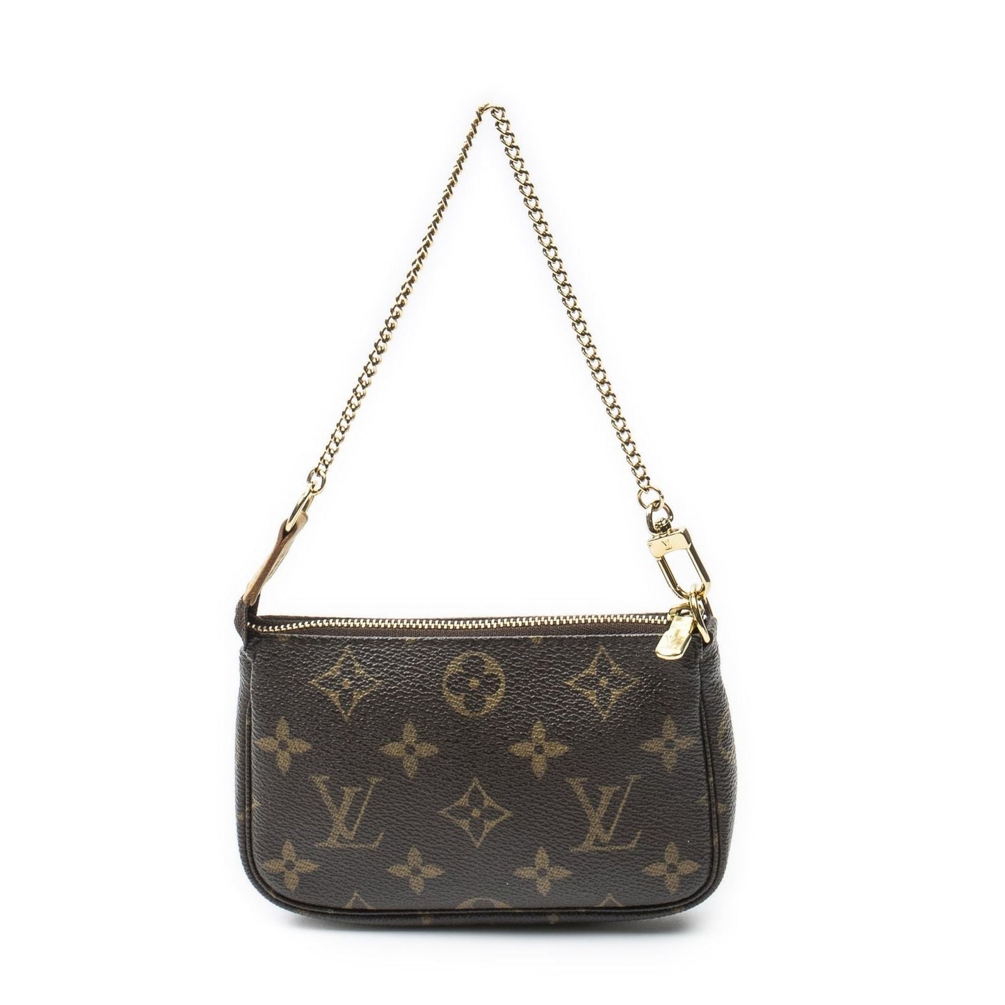 Louis Vuitton Mini Pochette Brown Monogram Canvas