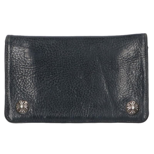 Chrome Hearts Cross Button Leather Wallet