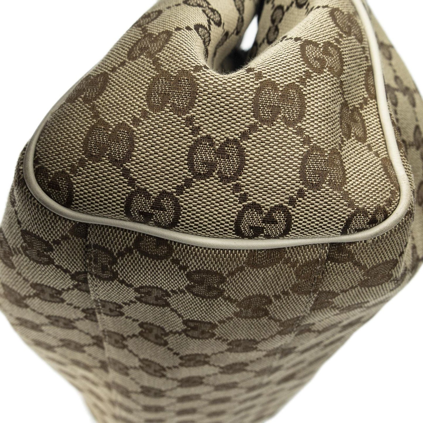 Gucci Shoulder Tote Beige Ivory GG Canvas