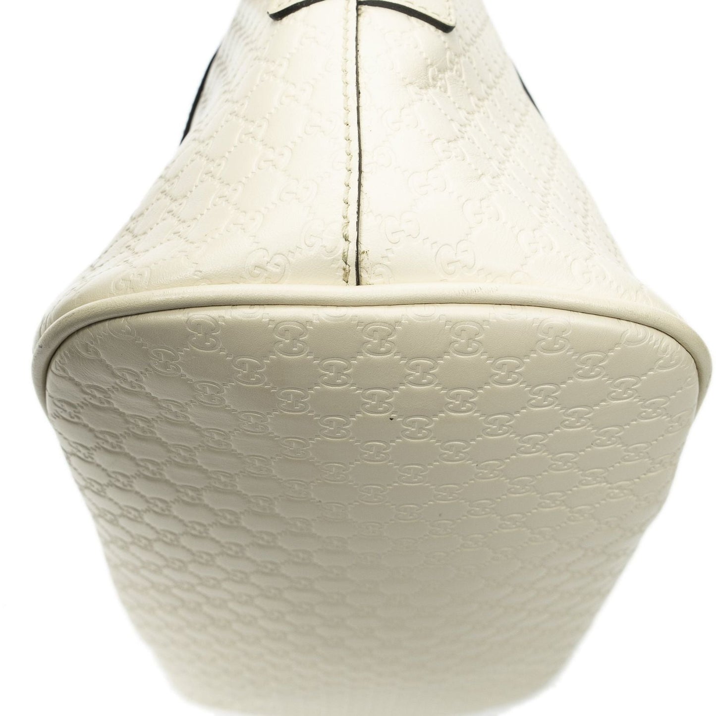 Gucci Joy Tote Ivory Micro Guccissima Leather