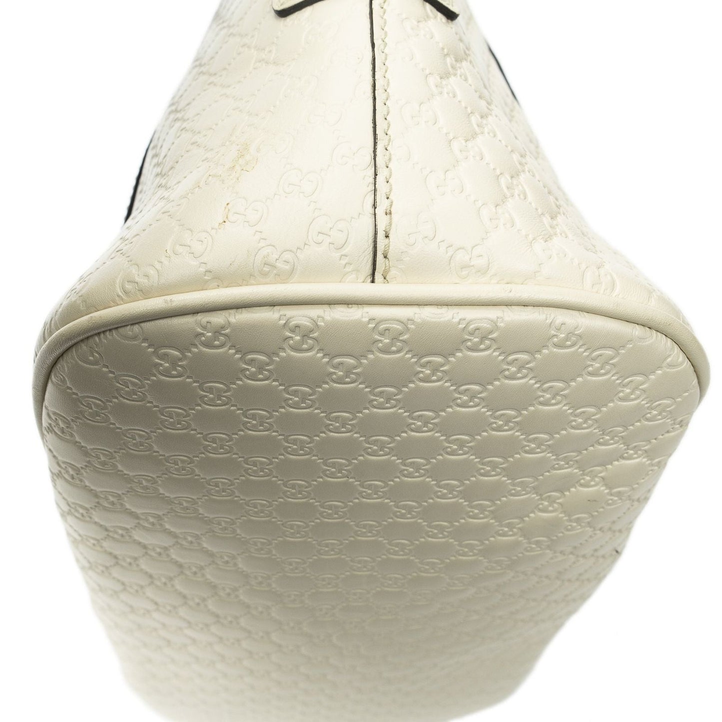 Gucci Joy Tote Ivory Micro Guccissima Leather