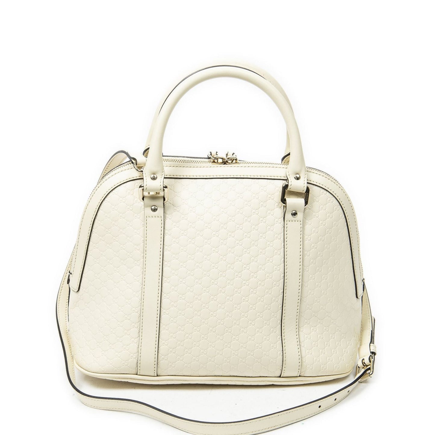 Gucci Joy Tote Ivory Micro Guccissima Leather