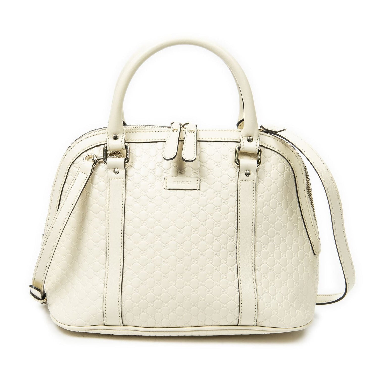 Gucci Joy Tote Ivory Micro Guccissima Leather