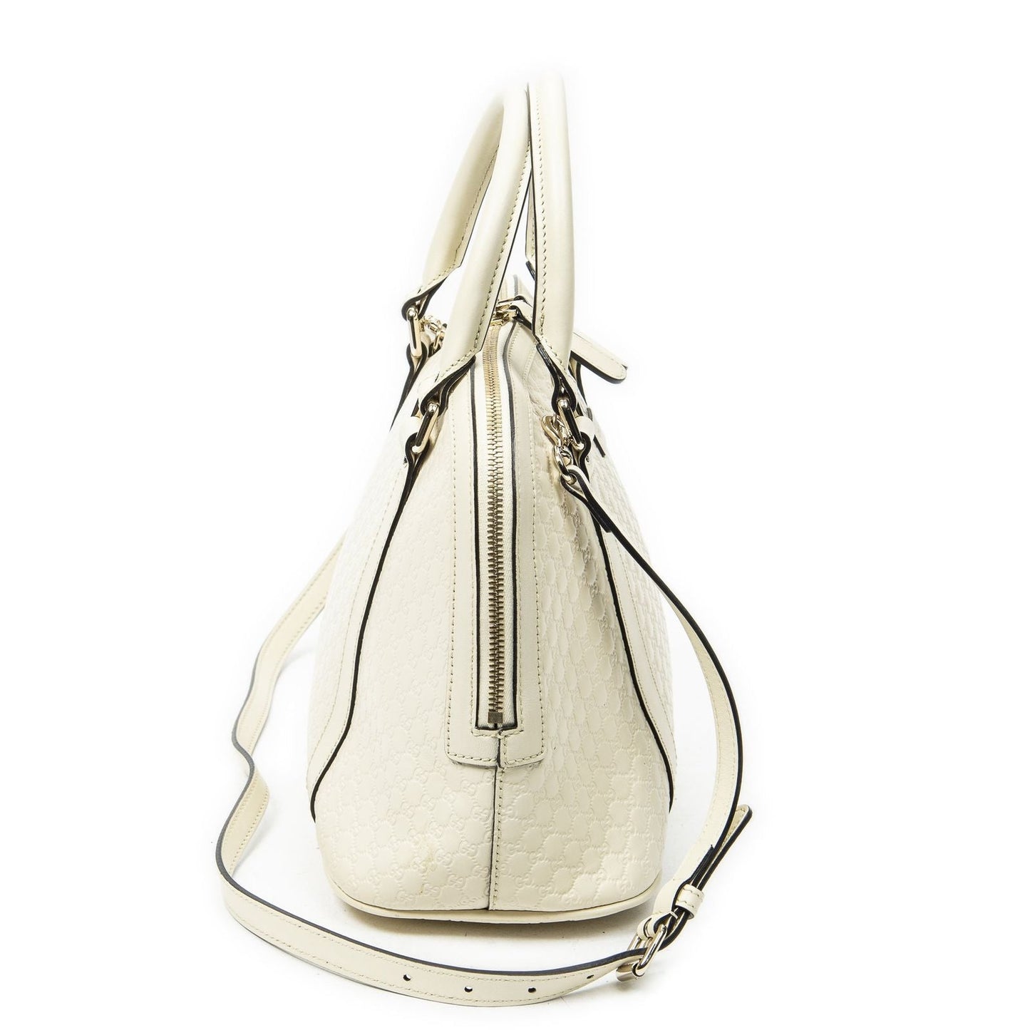 Gucci Joy Tote Ivory Micro Guccissima Leather