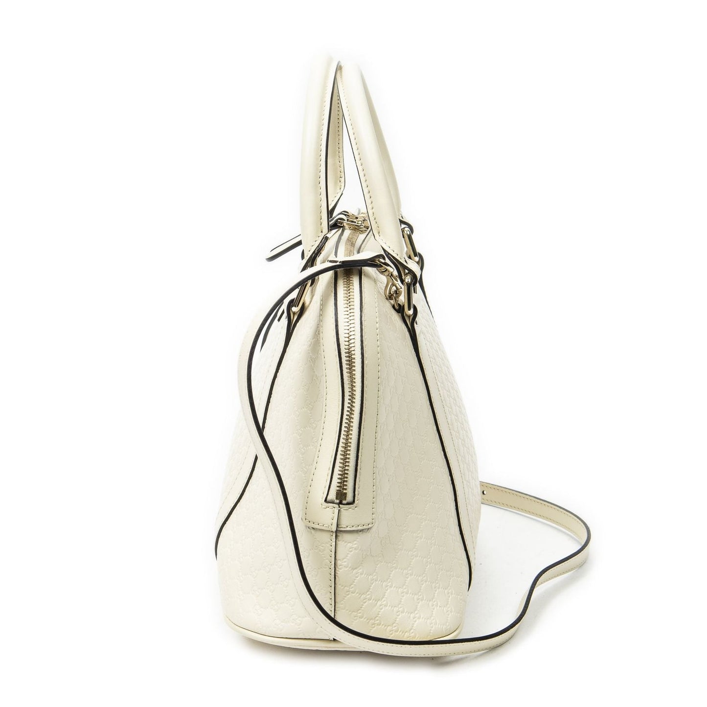 Gucci Joy Tote Ivory Micro Guccissima Leather