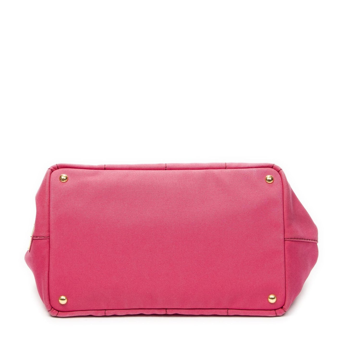 Prada Canapa Tote Fuchsia Pink Canvas