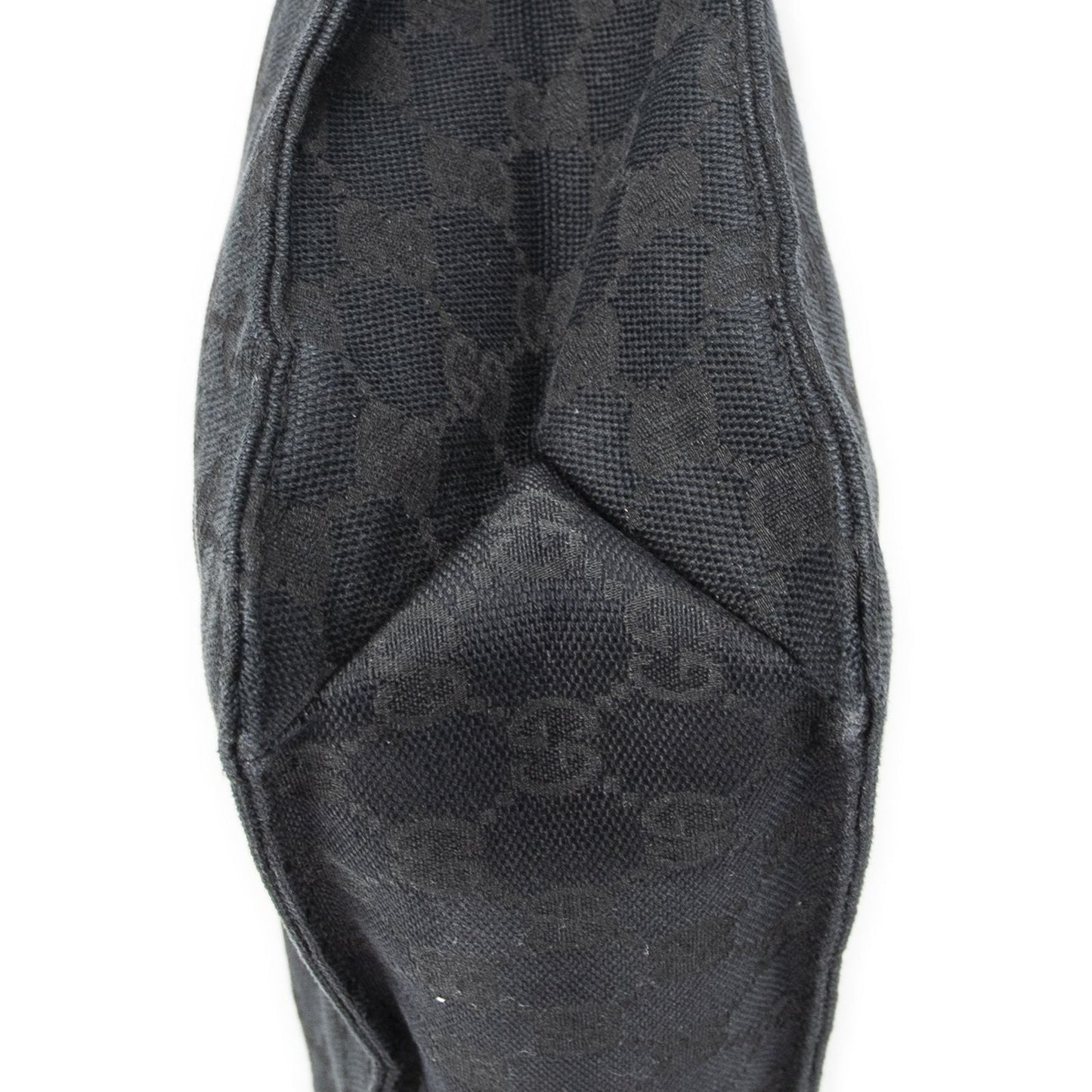 Gucci Eclipse Crossbody Shoulder Bag Black GG Canvas